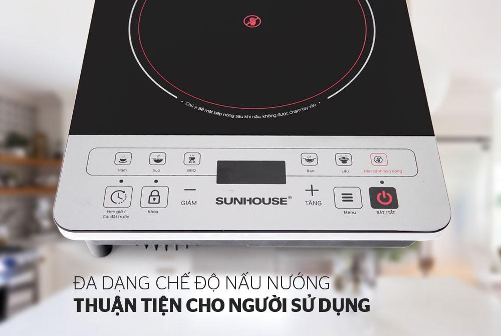 Bếp hồng ngoại Sunhouse SHD6005, cảm ứng 2000W-3