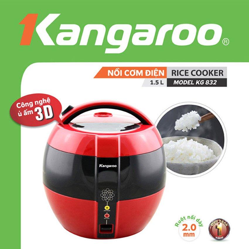 Nồi cơm điện cơ 1,5L Kangaroo KG832-1