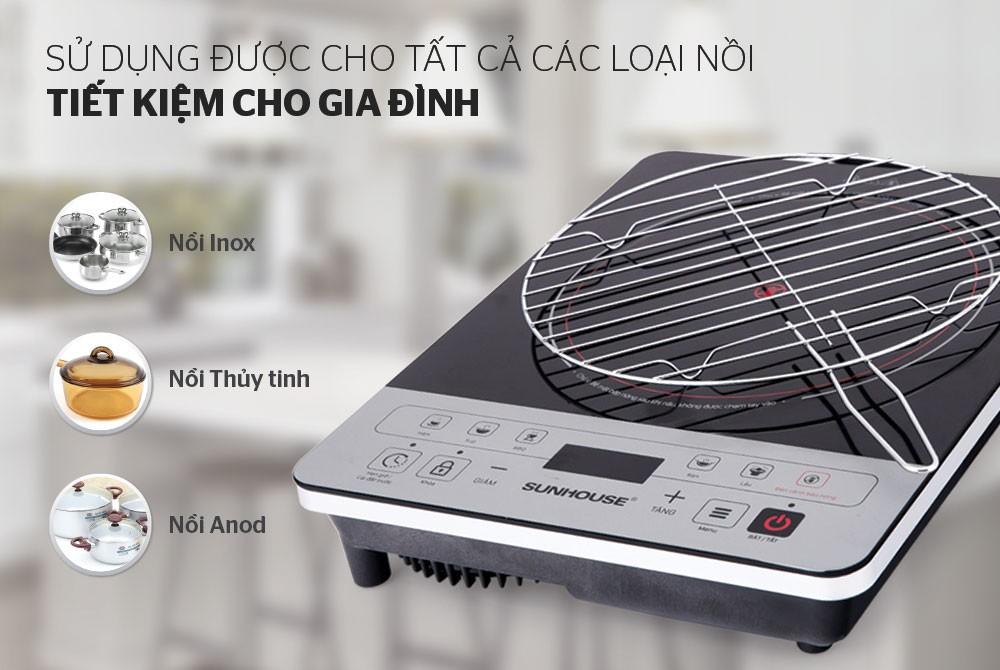 Bếp hồng ngoại Sunhouse SHD6005, cảm ứng 2000W-5