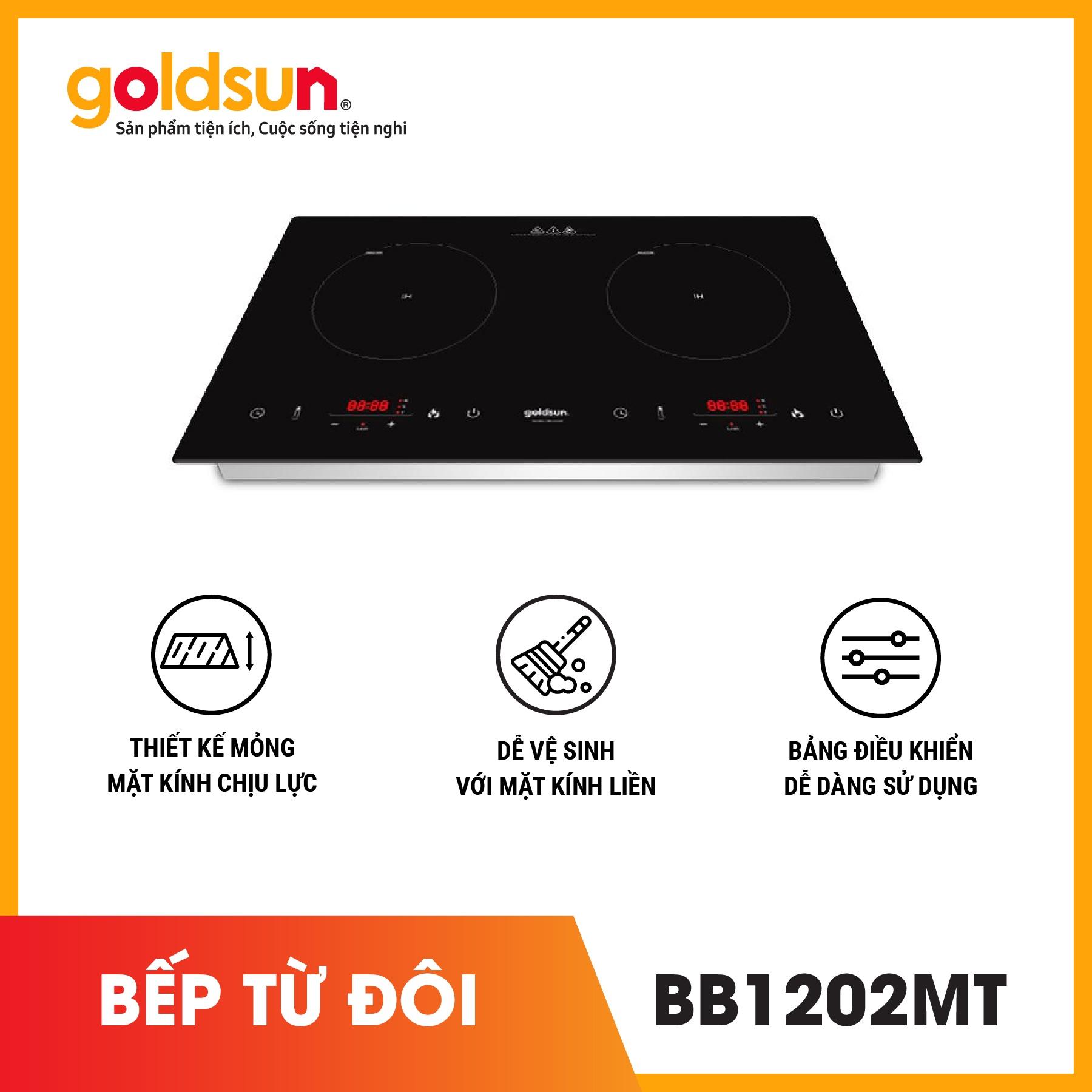 Bếp từ đôi Goldsun BB1202MT 3500W-4