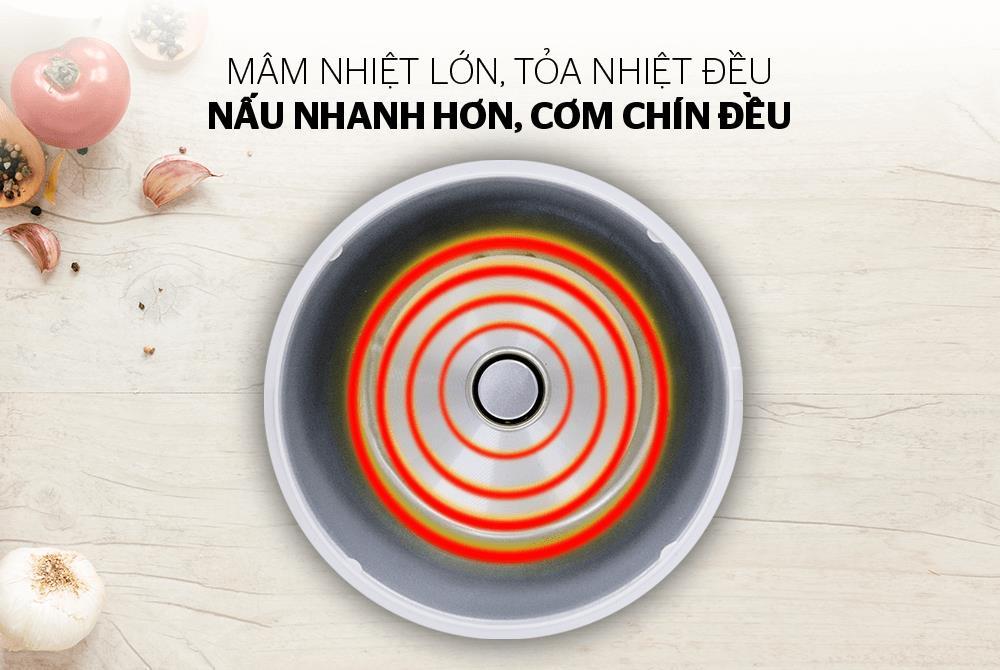 Nồi cơm điện 1,8L Sunhouse SHD8602-2