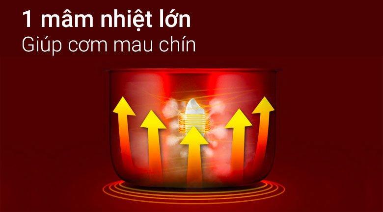 Nồi cơm điện từ Midea MB-FS5018-1