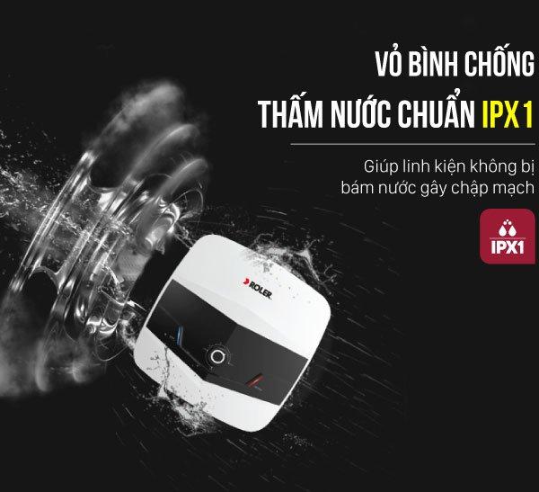 Bình nóng lạnh gián tiếp Roler 15L WH-8111 kiểu vuông-1