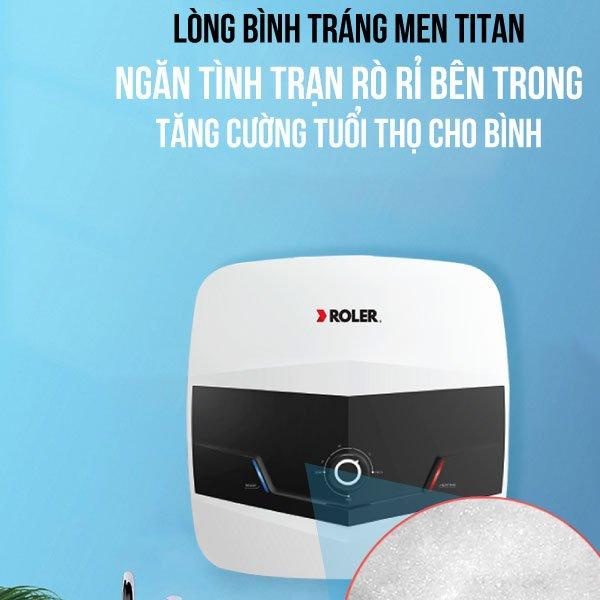 Bình nóng lạnh gián tiếp Roler 15L WH-8111 kiểu vuông-3