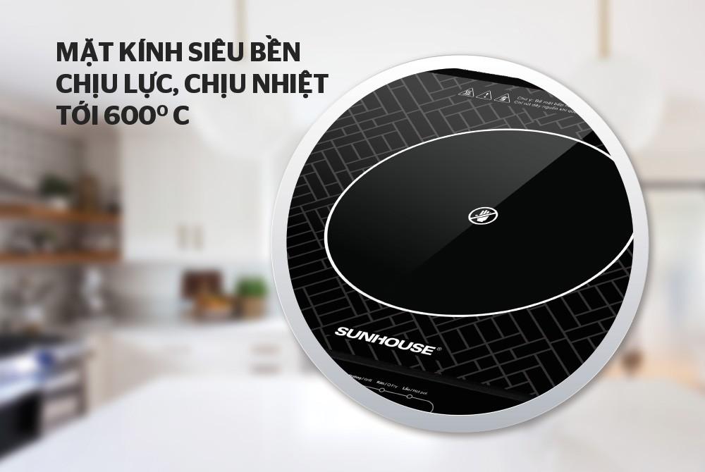 Bếp hồng ngoại cơ Sunhouse SHD6011 2000W-2