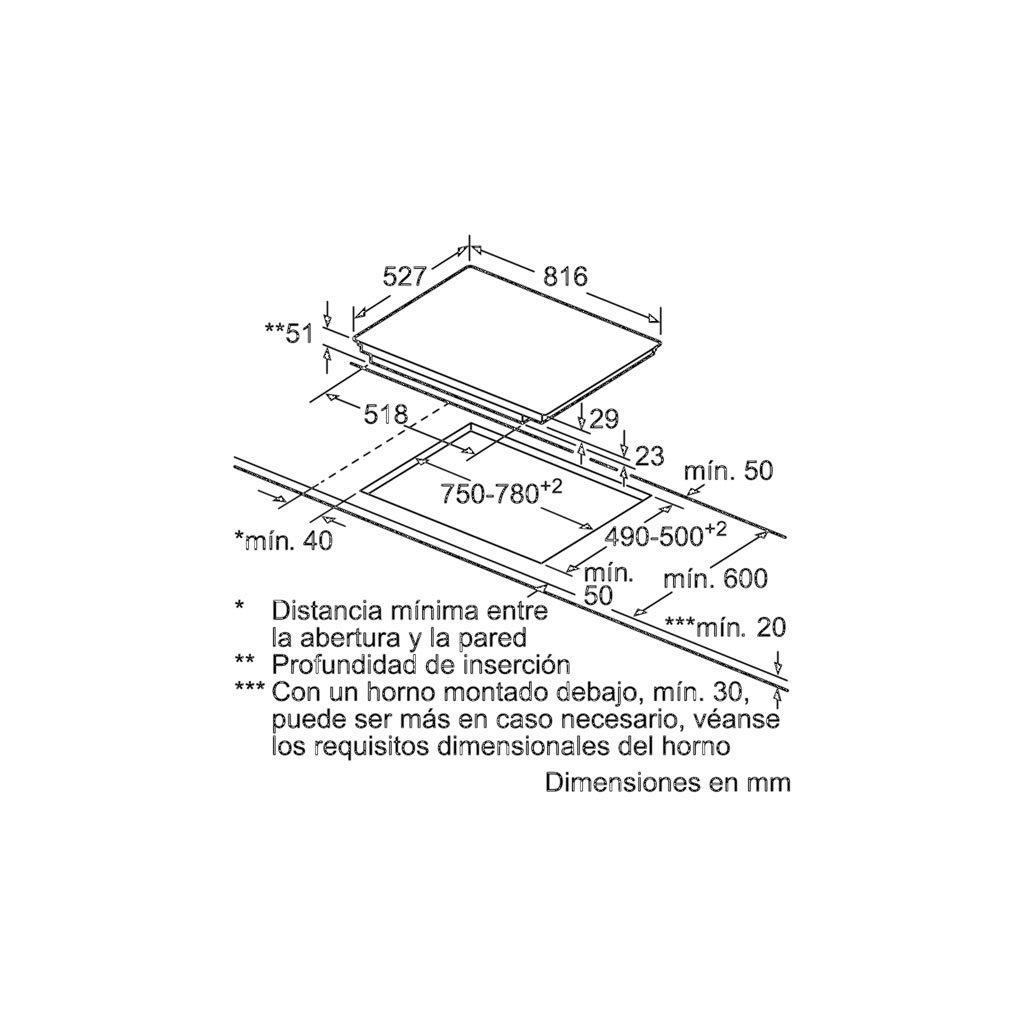 Bếp từ bốn Bosch PIE875DC1E - Spain-4