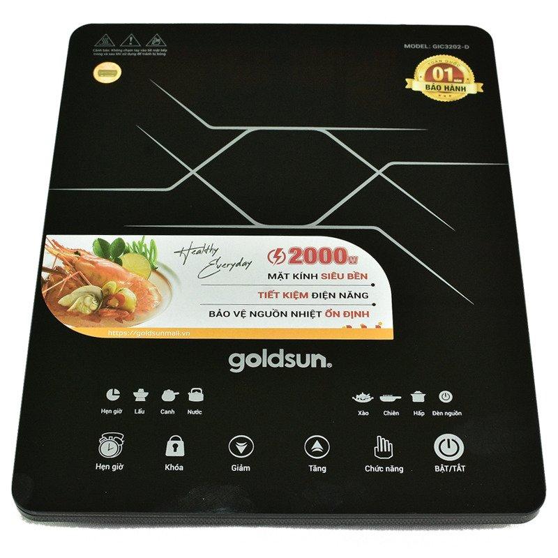 Bếp từ cảm ứng Goldsun GIC3202-D/3212 (kèm lẩu)-0