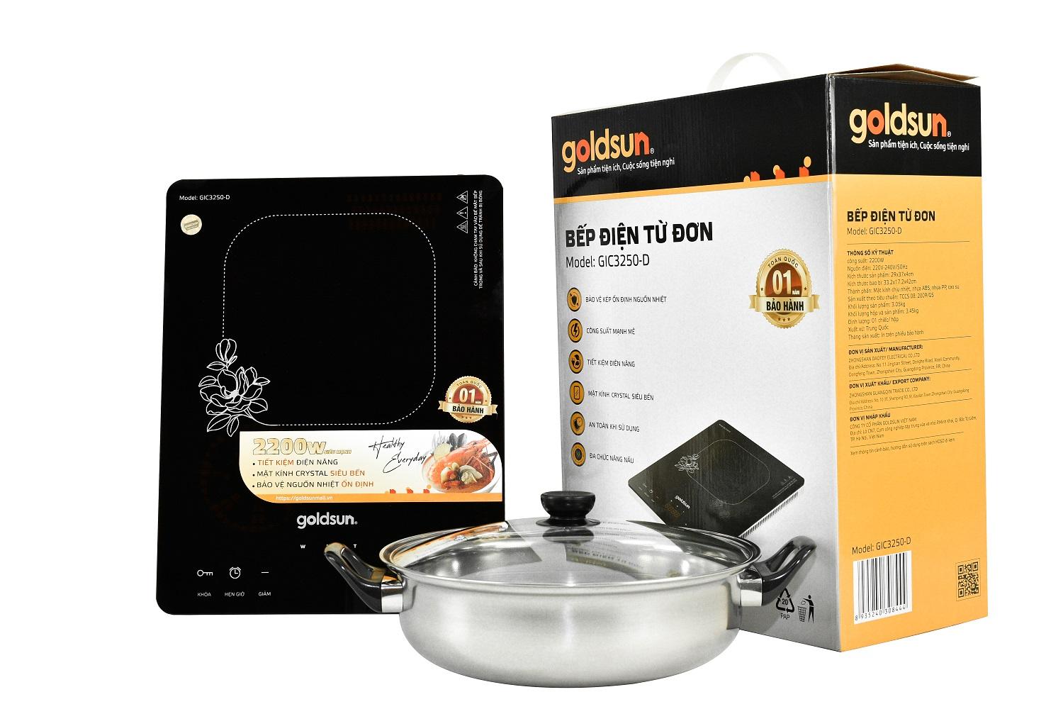 Bếp từ cảm ứng Goldsun GIC3250-D (kèm lẩu)-2