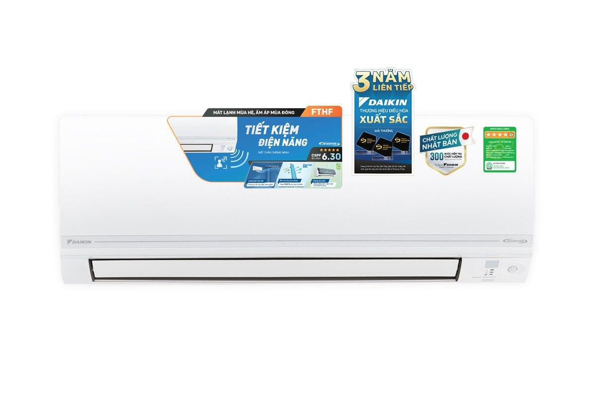 Điều hòa Daikin 2 chiều Inverter 1.5HP-11.900BTU FTHF35VAVMV-2