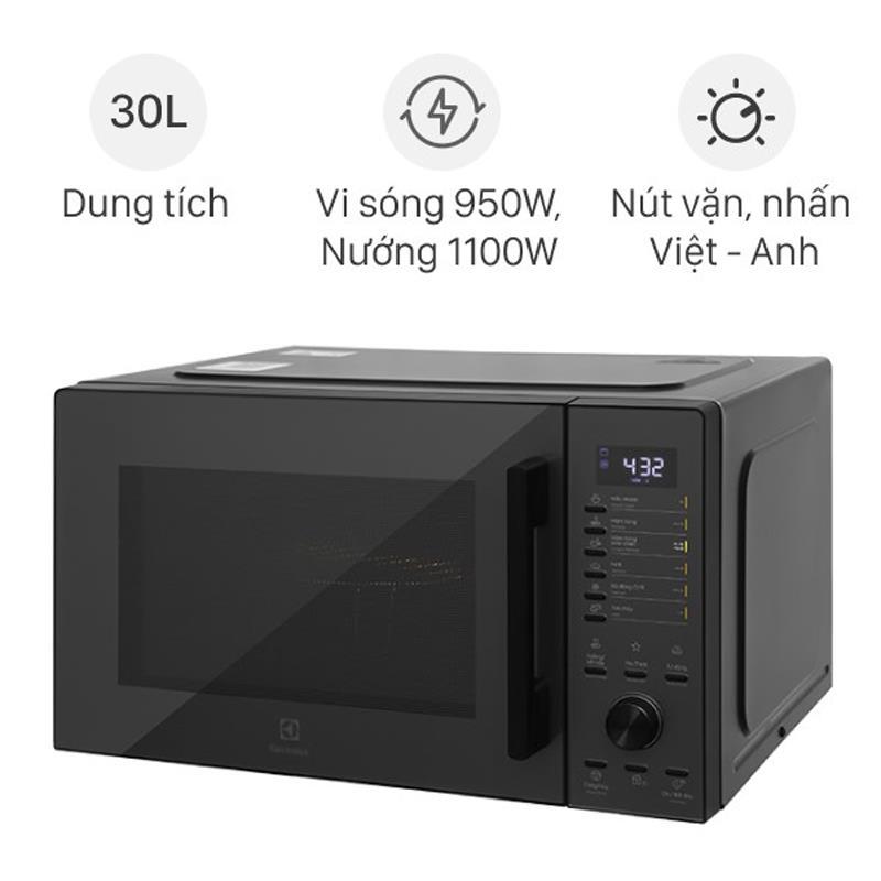 Lò vi sóng điện tử có nướng 30L Electrolux EMG30D22BM