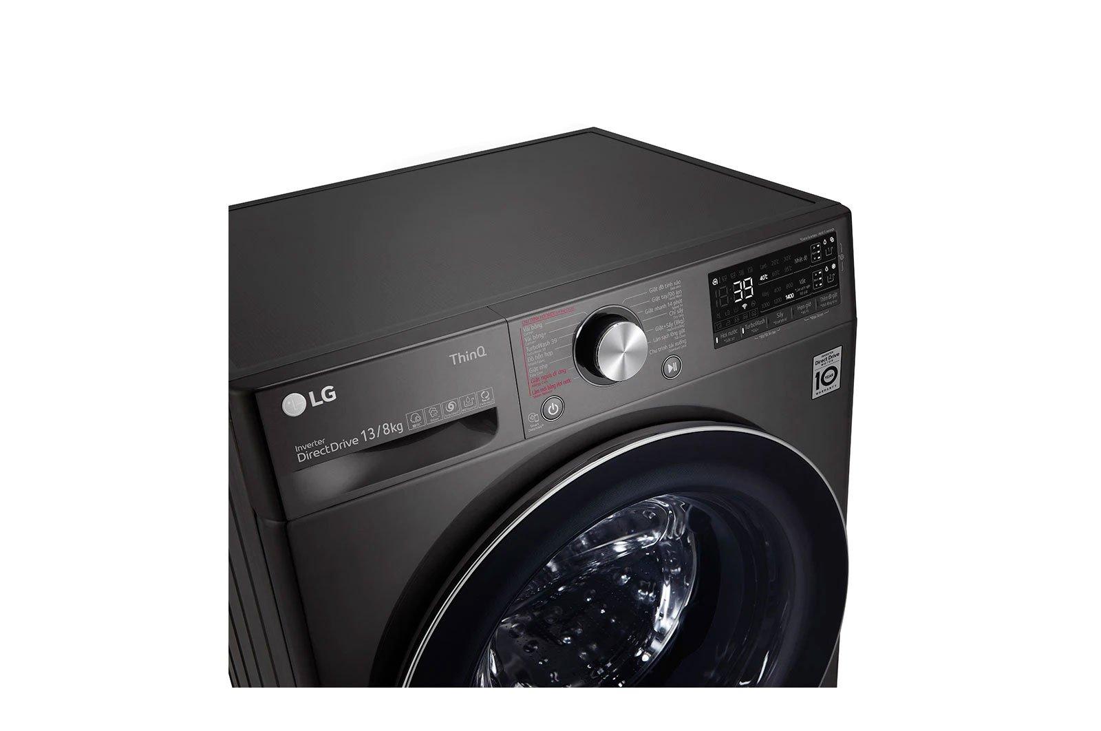 Máy giặt sấy thông minh LG AI DD 13kg + sấy 8kg FV1413H3BA-2