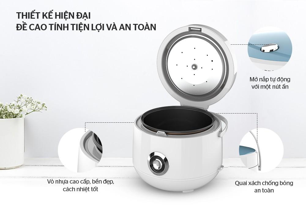 Nồi cơm điện 1.8L Sunhouse SHD8658/SHD8606-3