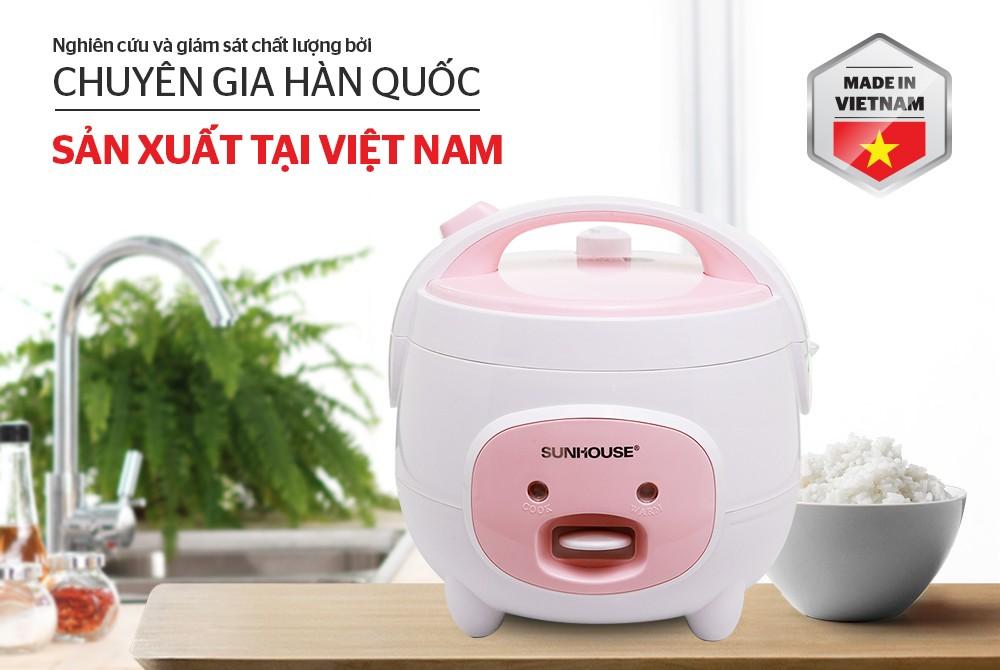 Nồi cơm điện cơ 1,2L Sunhouse SHD8217W-1