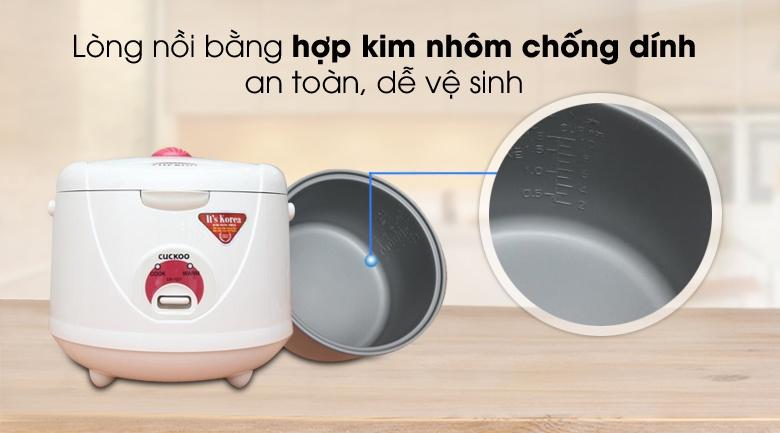 Nồi cơm điện cơ 1,8L Cuckoo CR-1021-Trắng-Korean-1