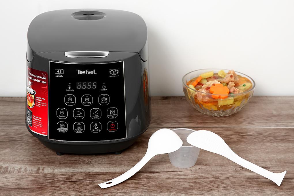 Nồi cơm điện tử 1,8L Tefal Easy Rice Plus RK736B68-1