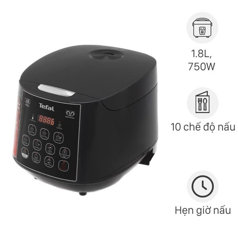 Nồi cơm điện tử 1,8L Tefal Easy Rice Plus RK736B68