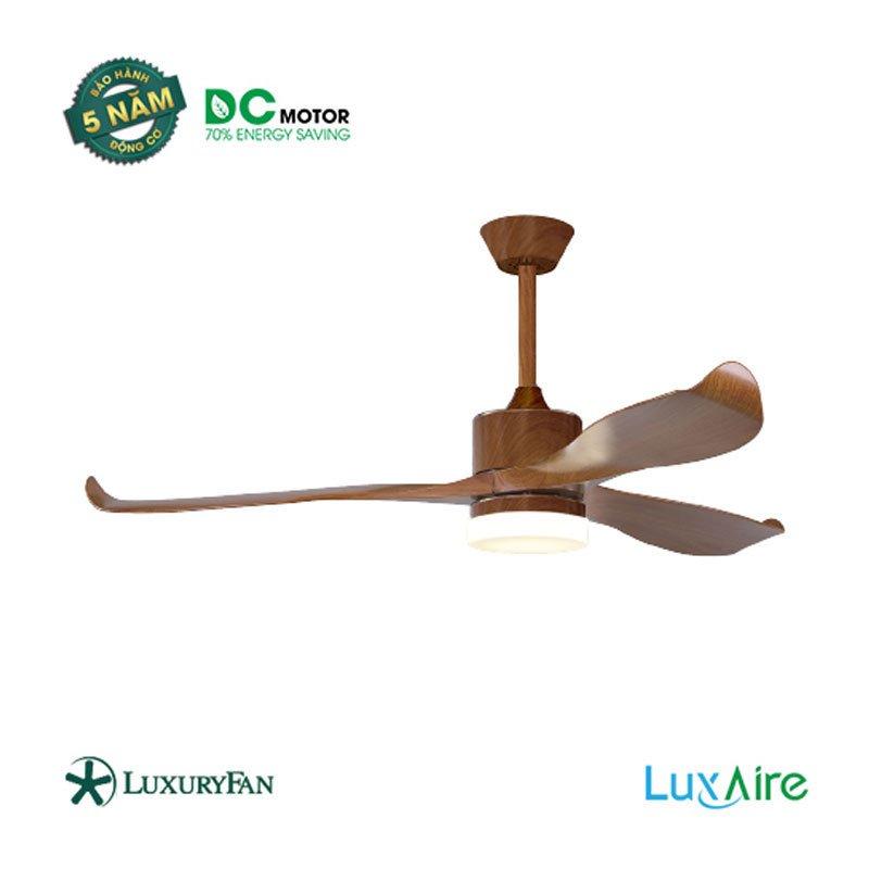 Quạt trần đèn hiệu Luxuryfan LuxAire - Curve CV563-DC-LED-0