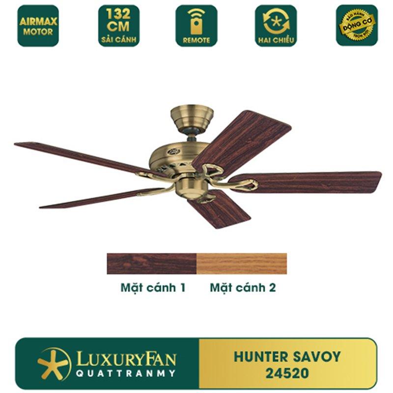 Quạt Trần Luxuryfan Hunter Savoy 24520-0