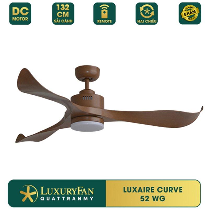 Quạt Trần Luxuryfan Luxaire  - Curve CV523-DC-LED-0