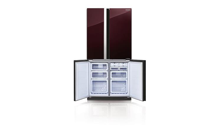 Tủ lạnh 4 cánh Sharp SJ-FX688VG-RD - 678 Lít Inverter-1