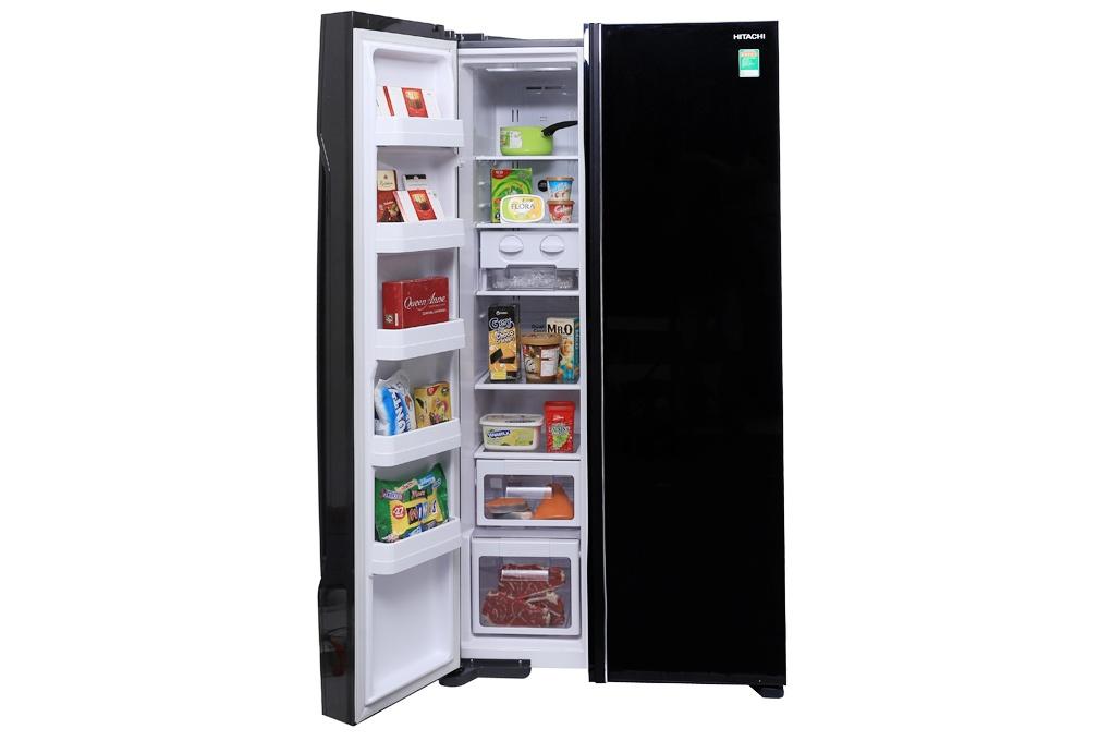Tủ lạnh SBS Hitachi Inverver 605L R-FS800PGV2 (GBK)-3