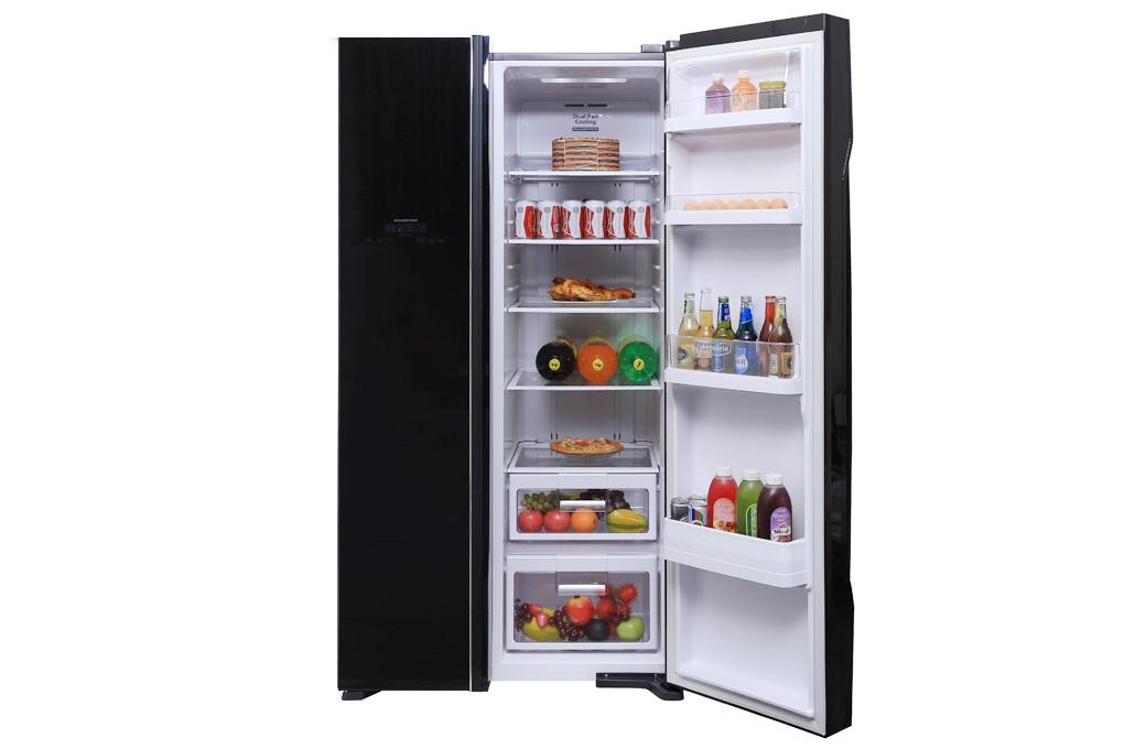 Tủ lạnh SBS Hitachi Inverver 605L R-FS800PGV2 (GBK)-4