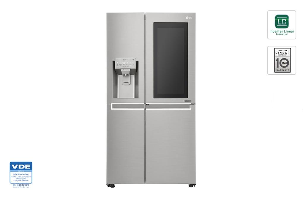 Tủ lạnh LG Inverter Side by side 601 lít GR-X247JS Instaview Door-In-Door-3