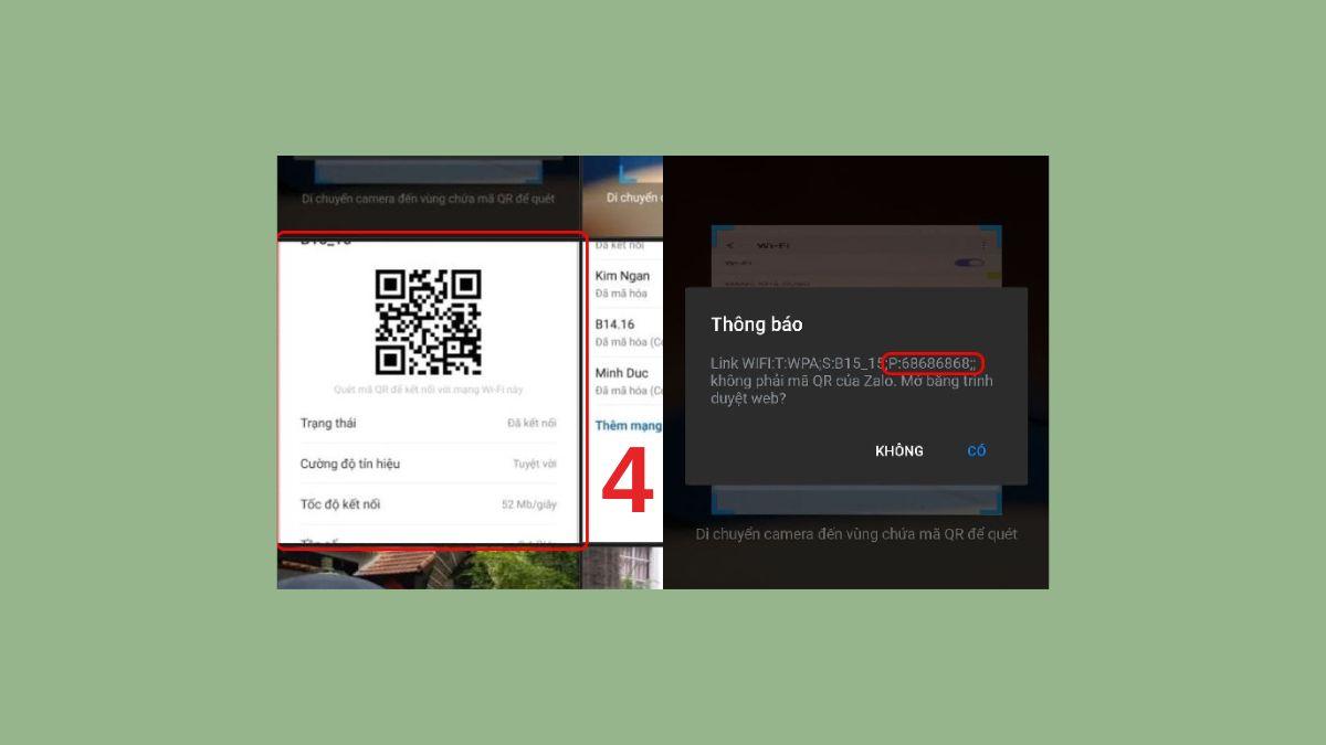 Cách xem mật khẩu Wifi trên điện thoại Android mã QR - bước 3