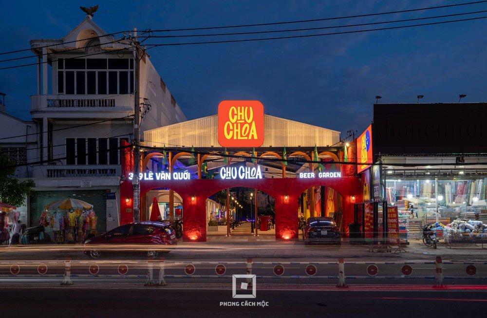 Mặt tiền dự án Chu Choa Beer Garden