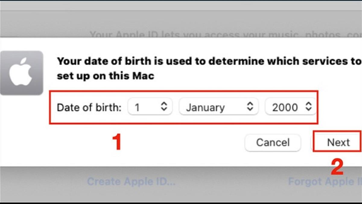 Điền các thông tin cá nhân