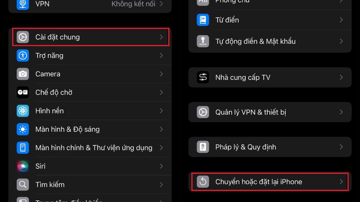 Thiết lập cài đặt gốc khi không đủ điều kiện tạo iCloud