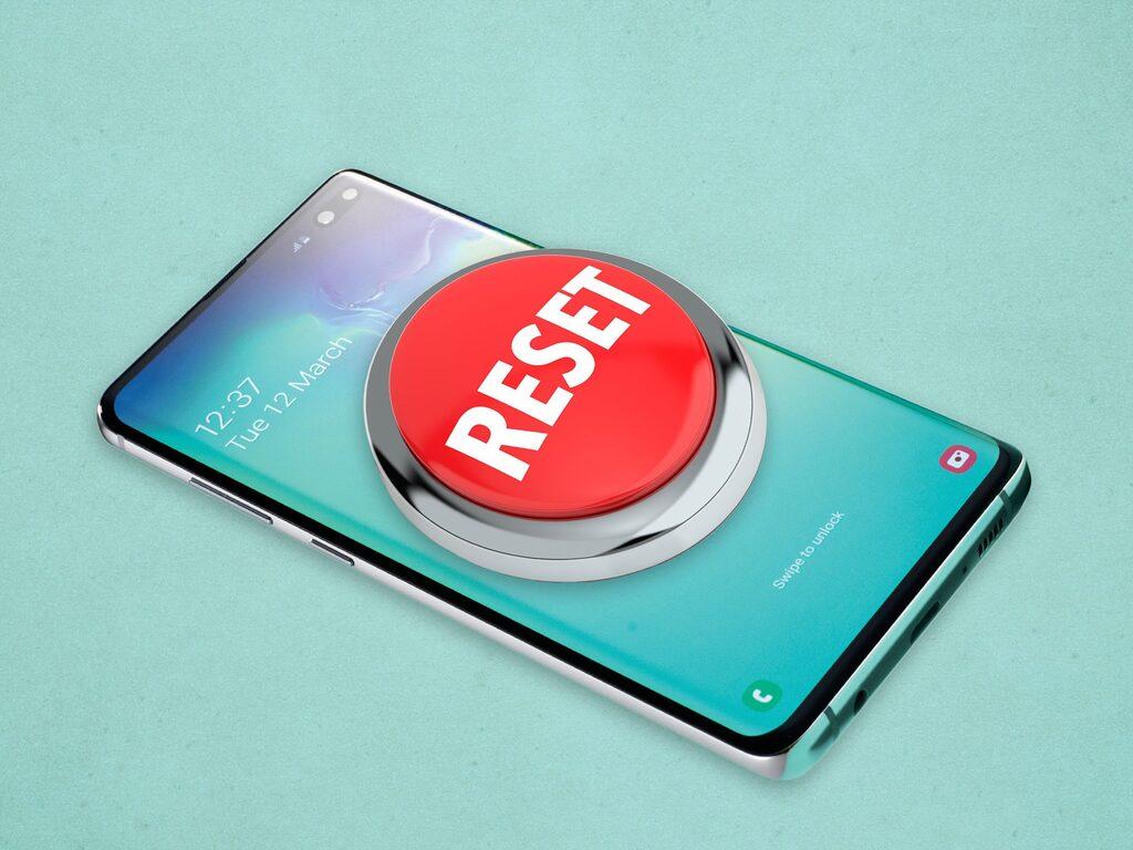 Lưu ý khi reset điện thoại