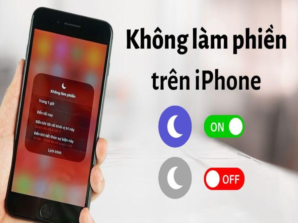 Cách bật, tắt chế độ Không làm phiền trên iPhone