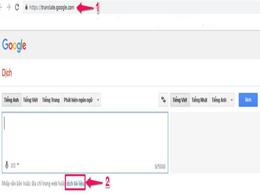 Cách dịch file PDF từ tiếng Anh sang Tiếng Việt bằng Google Translate