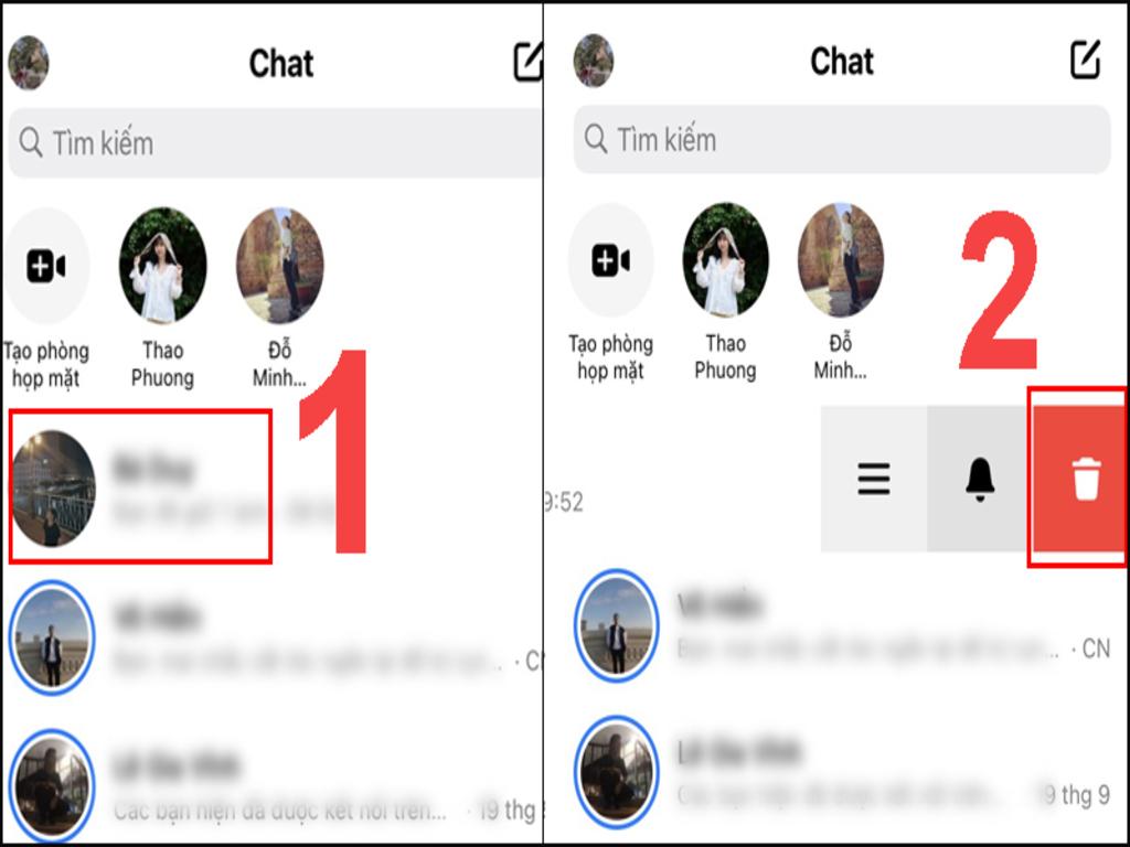 Cách xóa nhiều tin nhắn trên Messenger