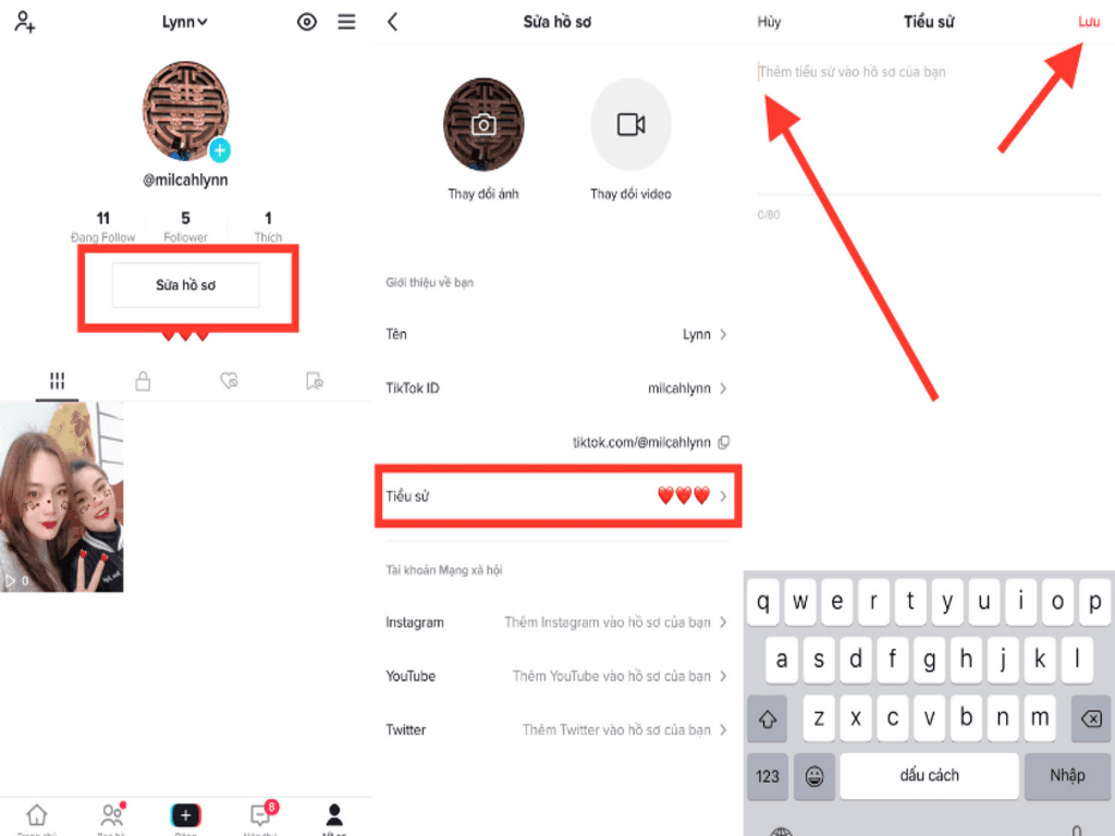 Hướng dẫn cách tạo link bio trên TikTok chuẩn nhất