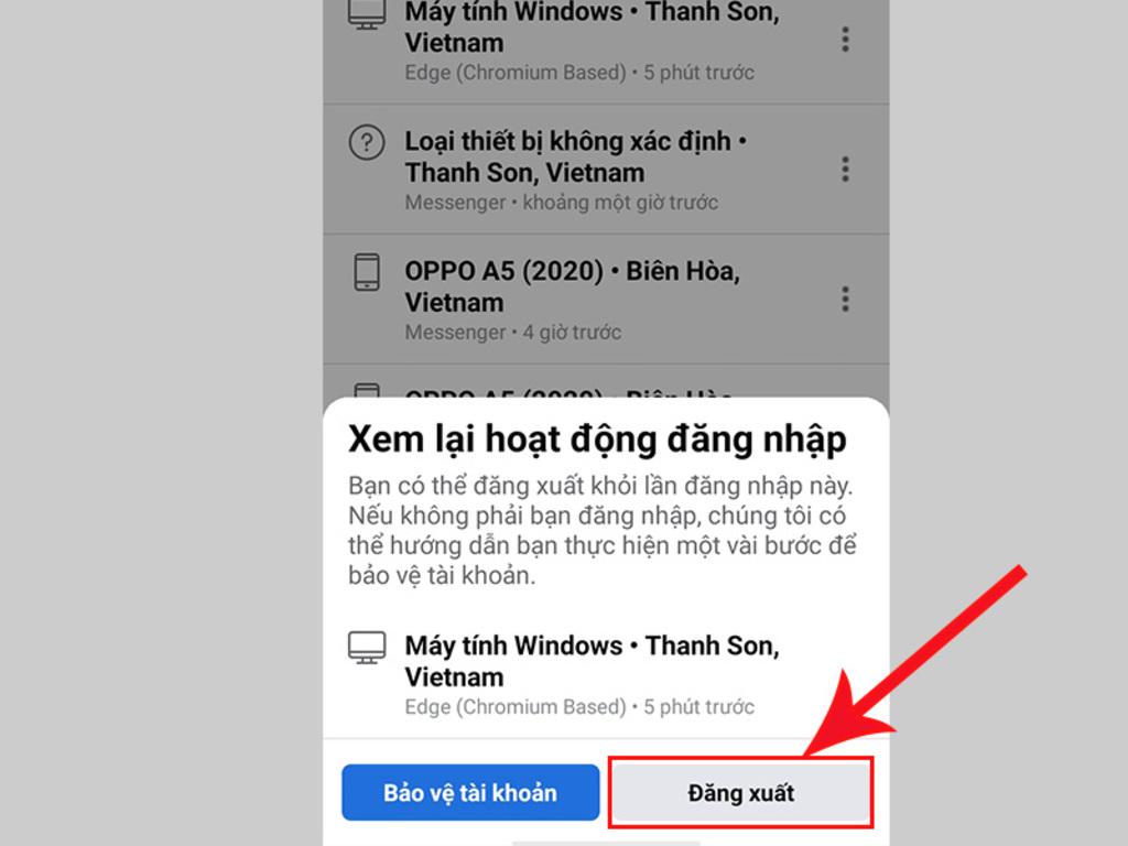 Cách đăng xuất Messenger trên Iphone