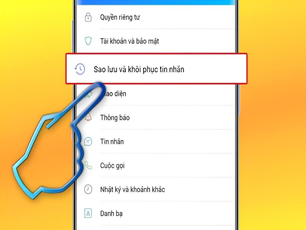 Cách sao lưu và khôi phục tin nhắn Zalo trên điện thoại