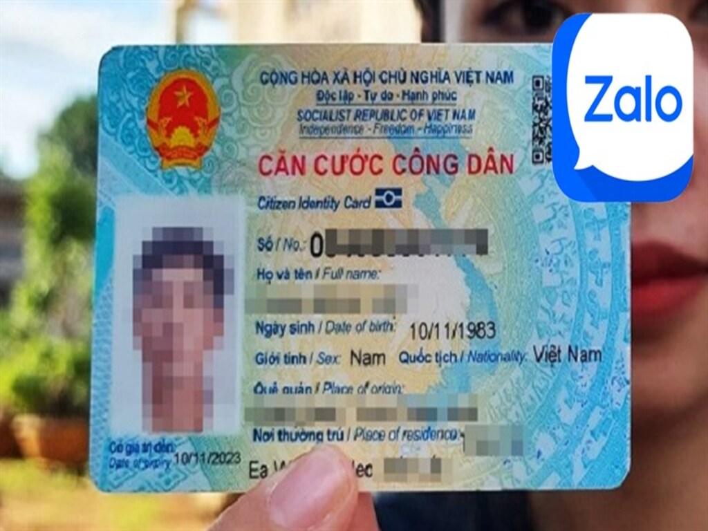 Hướng dẫn tra cứu thông tin thẻ CCCD gắn chip qua Zalo