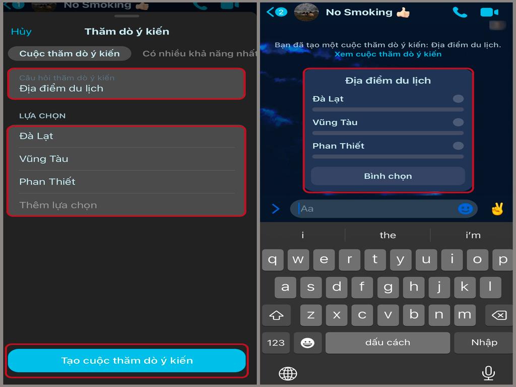 Vì sao lại sử dụng tính năng tạo bình chọn trên Messenger