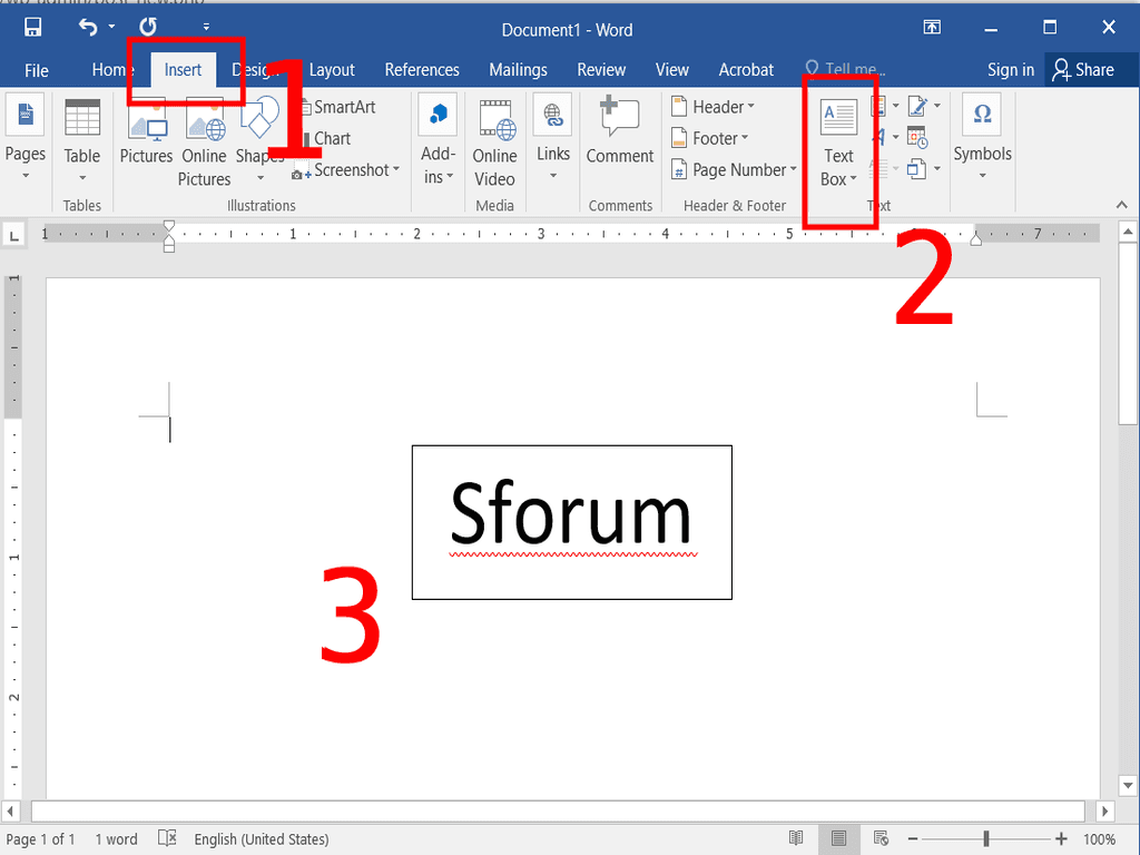 Cách xoay chữ trong Word bằng Text Box