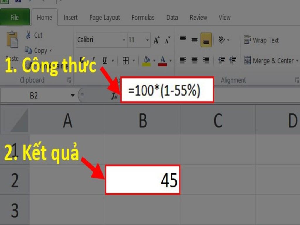Lưu ý khi sử dụng phép trừ trong Excel
