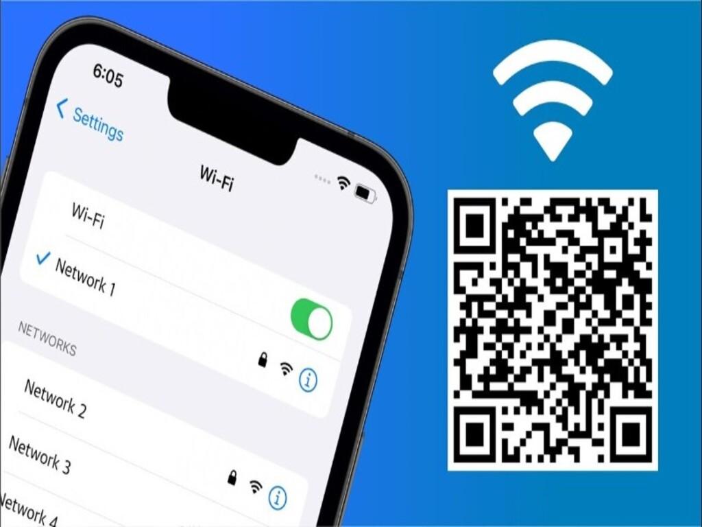 Cách chia sẻ wifi iPhone bằng mã QR