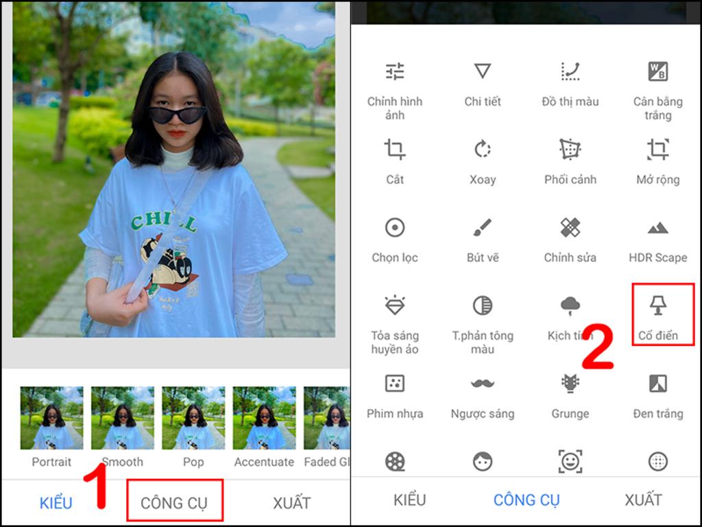 Hướng dẫn sử dụng công thức chỉnh ảnh trên các app phổ biến