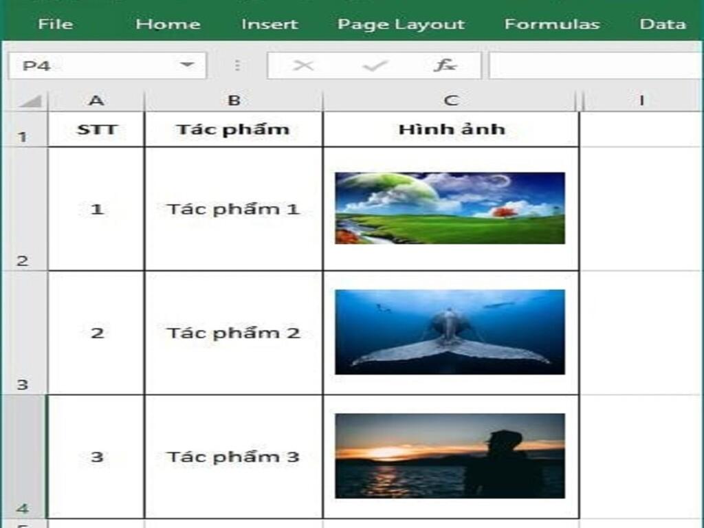 Lý do cần chèn ảnh vào ô Excel
