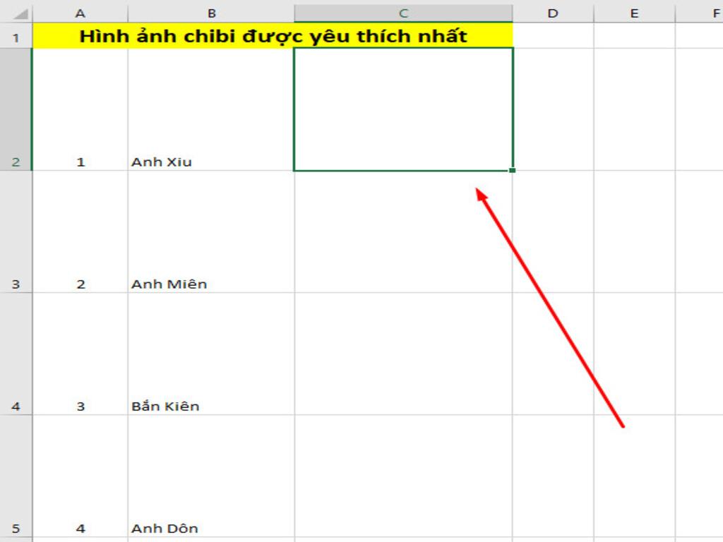 Những lỗi thường gặp khi chèn ảnh vào Excel