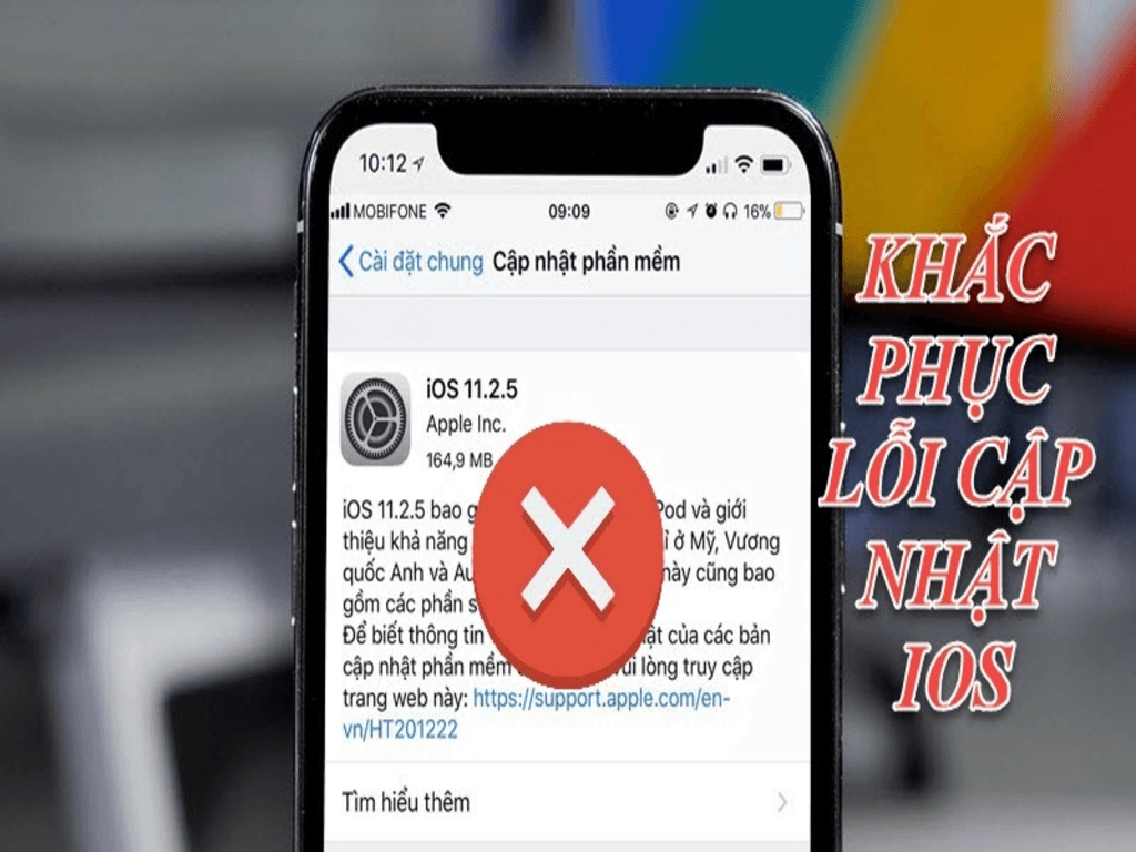 Các mẹo xử lý khi iPhone không cập nhật được iOS