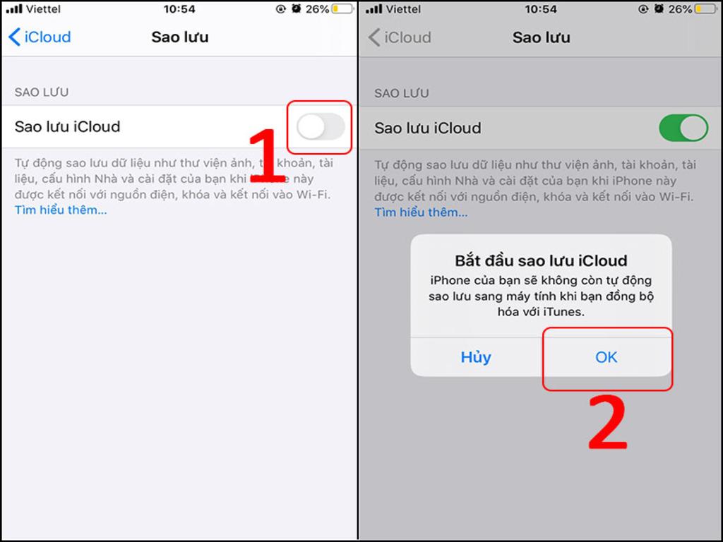 Cách khôi phục dữ liệu từ iCloud trên iPhone/iPad