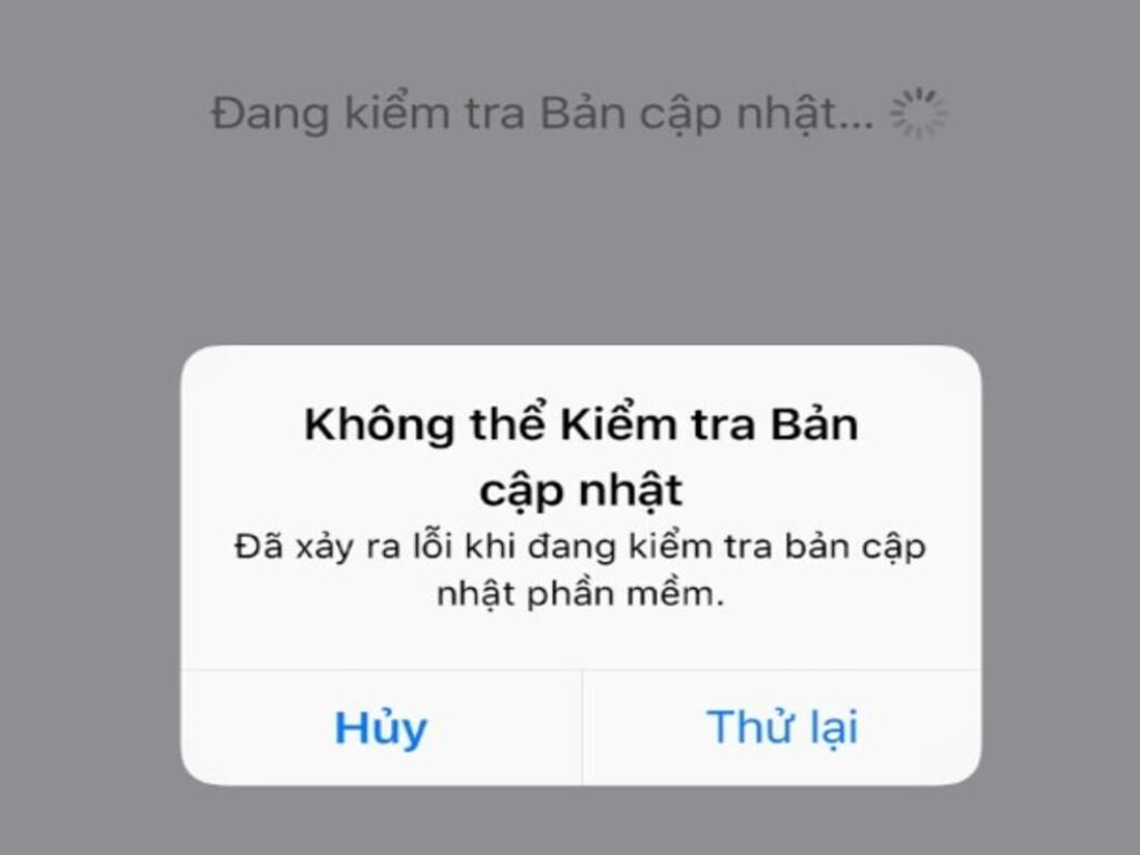 Kiểm tra và chuẩn bị trước khi cập nhật iOS