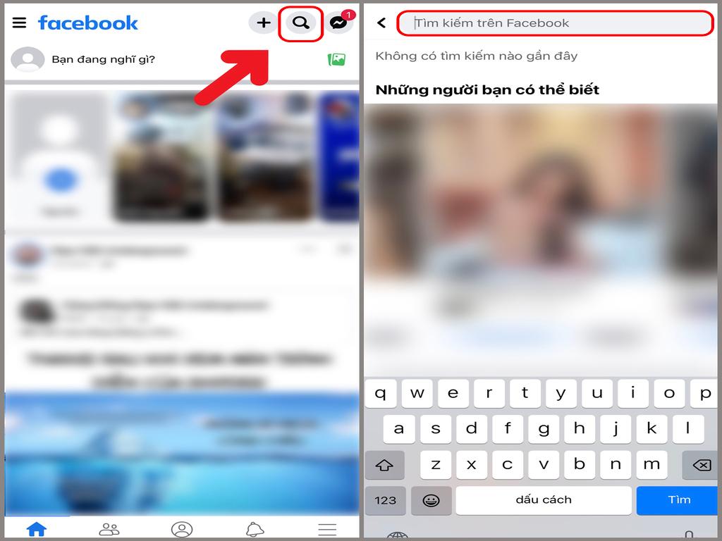 Tìm Facebook bằng số điện thoại qua đồng bộ danh bạ